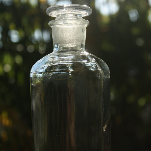 Apothekerflasche, 250 ml, Weißglas, Enghals (6er Pack)