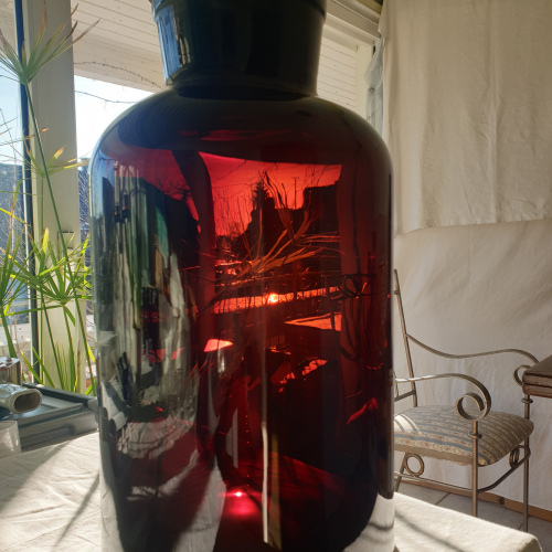 Apothekerflasche, 10 L, Braunglas, Weithals