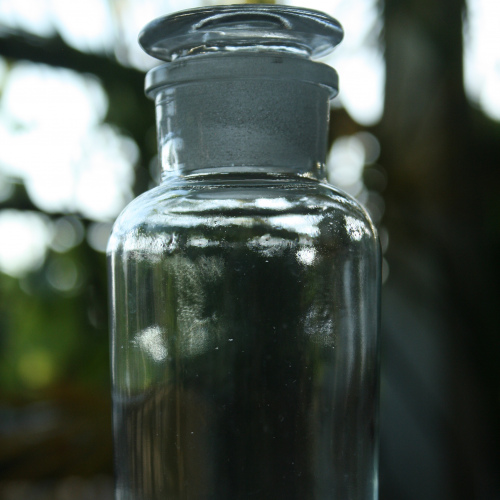 Apothekerflasche, 125 ml, Weißglas, Weithals (6er Pack
